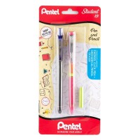 Pentel Набор канцелярский Student kit цвет чернил: ассорти
