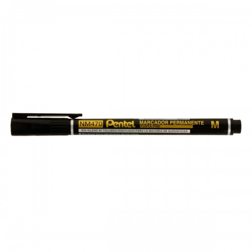 Pentel Перманентный маркер Medium Point 12 шт. NM470-A черный