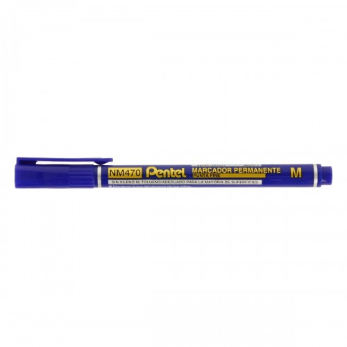 Pentel Перманентный маркер Medium Point 12 шт. NM470-C синий