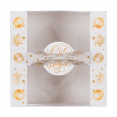 S-CHIEF CBC-029 Коробка для мини-торта 14 x 14 x 8 см №1 Золотые мечты