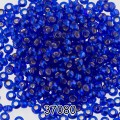 Бисер Чехия круглый 5 10/0 2.3 мм 500 г 37080 (Ф268) т. голубой
