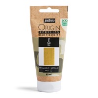Краска акриловая PEBEO ORIGIN матовая 60 мл 817041 под золото