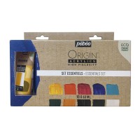 Краска акриловая PEBEO ORIGIN Set Essentials матовая 10 цв. х 60 мл 817422