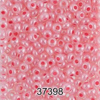 Бисер Чехия круглый 5 10/0 2.3 мм 500 г 37398 (Ф359) розовый