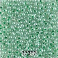 Бисер Чехия круглый 5 10/0 2.3 мм 500 г 37356 (Ф353) св.салатовый