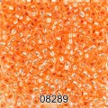 Бисер Чехия круглый 6 10/0 2.3 мм 500 г 08289 (Ф389) оранжевый