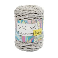 Пряжа ARACHNA Макраме Витой / Macrame Rope 70\% хлопок, 30\% полиэстер 3 шт. х 120 г 54 м №003 лен