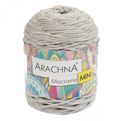 Пряжа ARACHNA Макраме Мини / Macrame Mini 80\% хлопок, 20\% полиэстер 4 шт. х 250 г 200 м №03 лен