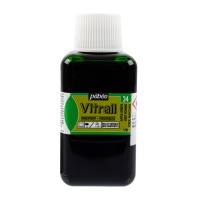 PEBEO Краска для стекла и металла Vitrail лаковая прозрачная 250 мл 053-034 зеленое яблоко