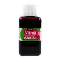 PEBEO Краска для стекла и металла Vitrail лаковая прозрачная 250 мл 053051 ярко-розовый