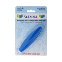 Gamma HFR-01 Держатель для линеек и лекал пластик в блистере синий