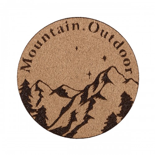 Gamma Термоаппликация №30/5 5 шт №1697 отдых в горах (mountain outdoor) 4.1 х 4.1 см