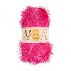 Пряжа VISANTIA TRAFKA 100\% полиэстер 5 шт. х 100 г 150 м №0021 темно-розовый