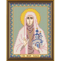 Канва/ткань с рисунком Нова Слобода БИС 5120 Св. Прмц. Елизавета Алапаевская 13 см х 17 см .