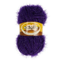 Пряжа ADELIA BRILLIANT 100\% полиэстер 10 шт. х 50 г 90 м №13 т.фиолетовый