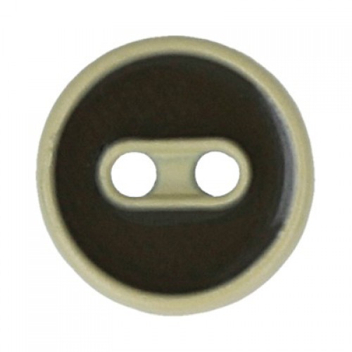 Пуговица металлическая Gamma MB 0112 14  ( 9 мм) 24 шт №010/387 св.бежевый/т.хаки
