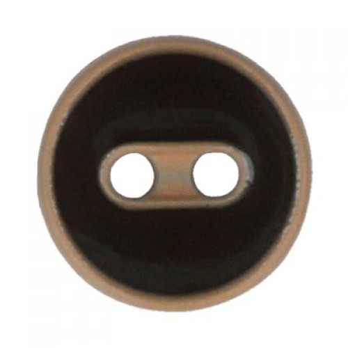 Пуговица металлическая Gamma MB 0112 14  ( 9 мм) 24 шт №189/387 св.коричневый/т.хаки