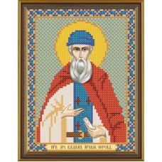 Канва/ткань с рисунком Нова Слобода БИС 5156 Св. Прмч. Вадим Персидский 13 см х 17 см .