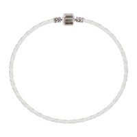 Zlatka Браслет плетеный RBL-02 23 см 5 шт СК/Распродажа №03 белый