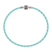 Zlatka Браслет плетеный RBL-02 23 см 5 шт СК/Распродажа №08 бирюзовый