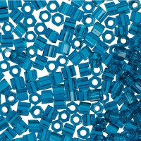Бисер Япония TOHO 11/0 HEXAGON №1 2.2 мм 5 х 5 г №0007BD мор.волна