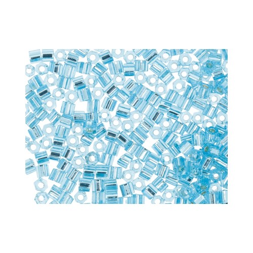 Бисер Япония TOHO 11/0 HEXAGON №3 2.2 мм 500 г №0023 св.голубой