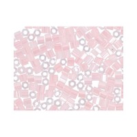 Бисер Япония TOHO 11/0 HEXAGON №3 2.2 мм 5 х 5 г №0145 св.розовый/перл