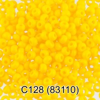 Бисер Чехия GAMMA круглый 3 10/0 2.3 мм 50 г 1-й сорт C128 желтый ( 83110 )