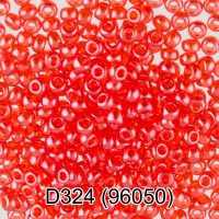 Бисер Чехия GAMMA круглый 4 10/0 2.3 мм 10 х 5 г 1-й сорт D324 красный ( 96050 )