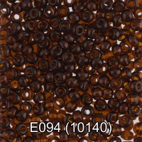 Бисер Чехия GAMMA круглый 5 10/0 2.3 мм 50 г 1-й сорт E094 т.коричневый ( 10140 )