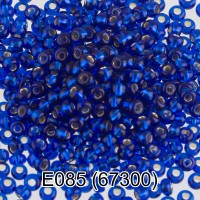 Бисер Чехия GAMMA круглый 5 10/0 2.3 мм 50 г 1-й сорт E085 синий ( 67300 )