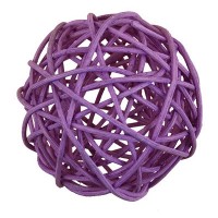 Blumentag BRF-5 Шар декоративный из ротанга d. 5 см 12 шт. №09 фиолетовый