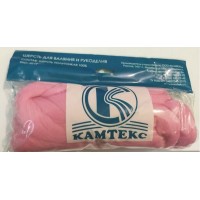 Камтекс КТ ГЛ Полутонкая 100\% шерсть 50 г 056 розовый