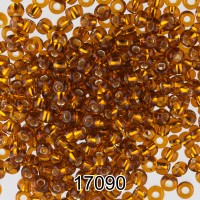 Бисер Чехия круглый 5 10/0 2.3 мм 500 г 17090 (Ф012) т.золотистый
