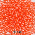 Бисер Чехия круглый 4 10/0 2.3 мм 500 г 98140 (Ф159) яр.оранжевый