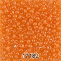 Бисер Чехия круглый 1 10/0 2.3 мм 500 г 17189 (Ф022) оранжевый