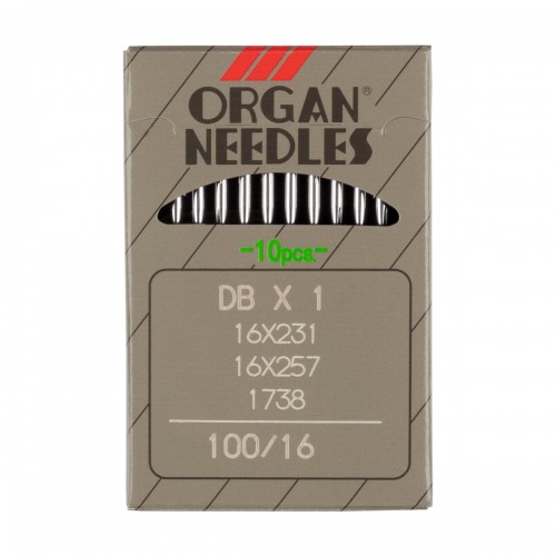 Иглы для пром. шв. машин ORGAN DB*1738 / DB*1 10 шт. №100