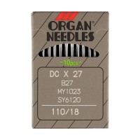 Иглы для пром. шв. машин "ORGAN" DC*27 10 шт. №110