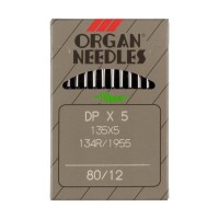 Иглы для пром. шв. машин "ORGAN" DP*134 / DP*5 10 шт. №080