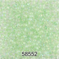 Бисер Чехия круглый 1 10/0 2.3 мм 500 г 58552 (Ф554) св.зеленый