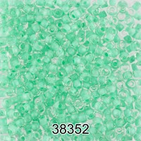 Бисер Чехия круглый 5 10/0 2.3 мм 500 г 38352 (Ф608) св.зеленый