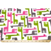 Shannon Fabrics Плюш 6RKC URBAN ZOOLOGIE шир. 150 см 440 г/кв.м 5 100\% полиэстер giraffe fuchsia