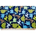 Shannon Fabrics Плюш 6RKC URBAN ZOOLOGIE шир. 150 см 440 г/кв.м 5 100\% полиэстер dino midnight