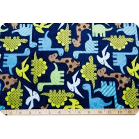 Shannon Fabrics Плюш 6RKC URBAN ZOOLOGIE шир. 150 см 440 г/кв.м 5 100\% полиэстер dino midnight
