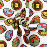 "PEPPY" Плюш BORN TO BE WILD ФАСОВКА 48 x 48 см 440 г/кв.м 100\% полиэстер ringlet multi