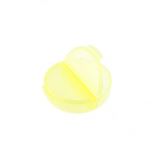Gamma контейнер T-33 пластик d 5.5 см 5.5 x 5.5 x 1.8 см желтый\прозрачный