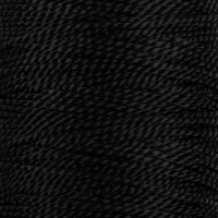 Швейные нитки (полиэстер) 1500D/2 "Gamma" / "Micron" обувные 45.7 м 50 я _ЧЕРНЫЙ