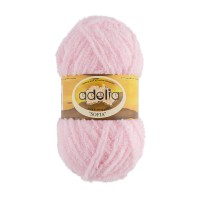 Пряжа ADELIA "SOFIA" 100\% полиэстер 10 шт. х 50 г 90 м №31 св.розовый