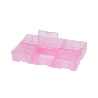 Gamma Контейнер T-178 пластик 9 x 6 x 1.8 см розовый\прозрачный