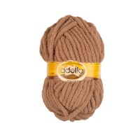 Пряжа ADELIA DOLLY 100\% полиэстер 5 шт. х 100 г 40 м №22 св.коричневый